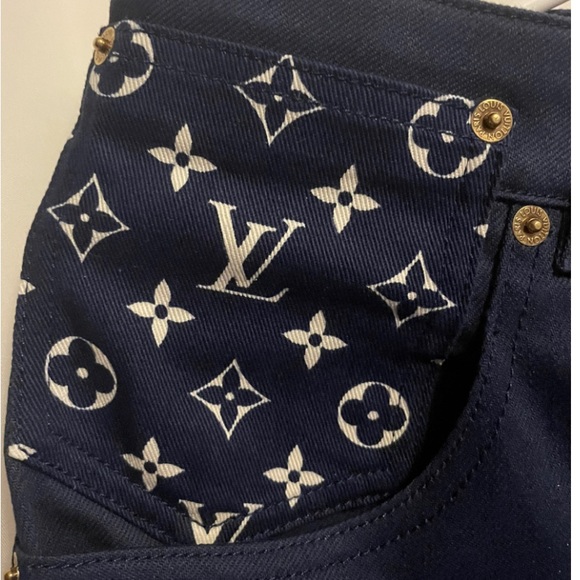 AUTH LOUIS VUITTON ESCALE JEANS - Picture 6 of 10